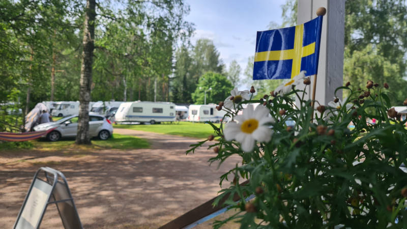 Våra campingytor under högsäsongen